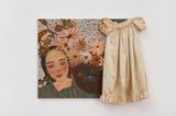 Self portrait by Arisa Yoshioka contemporary artwork mixed media painting