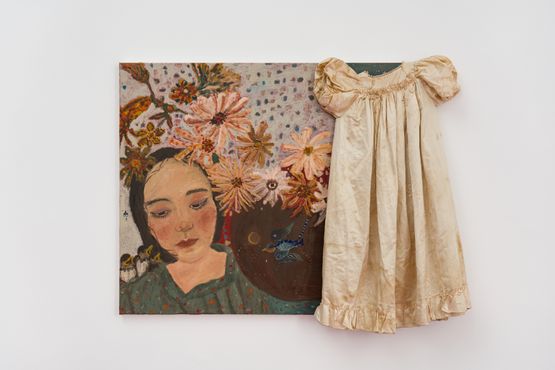 Self portrait by Arisa Yoshioka contemporary artwork Painting