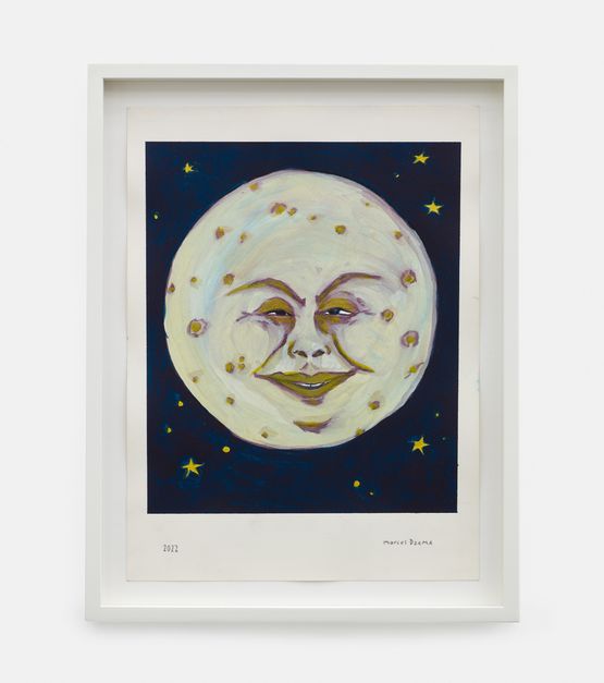 Luna by Marcel Dzama contemporary artwork Works on Paper