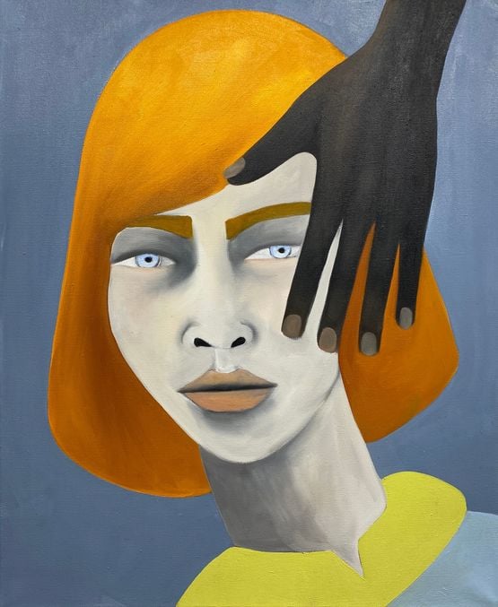 Beaucoup by Rebecca Brodskis contemporary artwork Painting