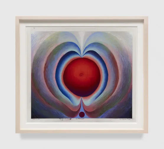 Four Centimeters Dilated by Loie Hollowell contemporary artwork Drawing