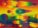 Aitai I-B 24 colors back 2660 by Ay-O contemporary artwork Works on Paper