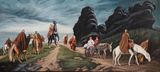 Long Journey by Qin Qi contemporary artwork painting