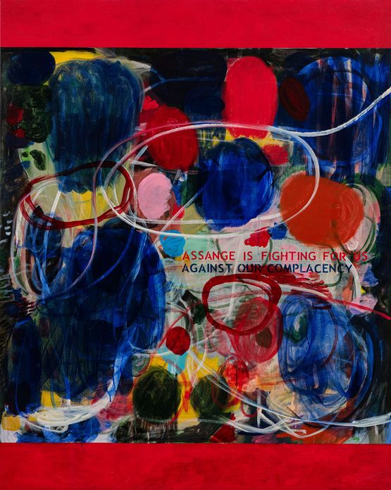 Against Our Complacency by Sawangwongse Yawnghwe contemporary artwork Painting