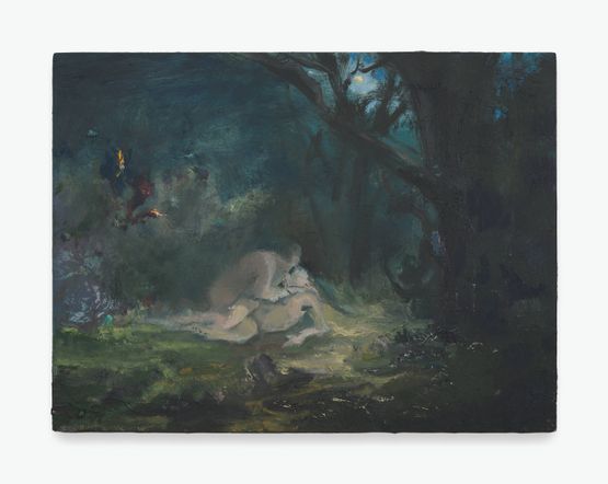 Lovers and the Devil by Seth Becker contemporary artwork Painting