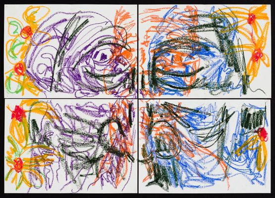 Emotions of colour by Pierre Mukeba contemporary artwork Works on Paper