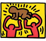 Pop Shop IV Plate 2 by Keith Haring contemporary artwork print