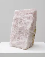 Pranayama Figurine 3 Rose Quartz by Mika Tajima contemporary artwork sculpture
