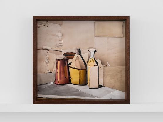 Still Life after Giorgio Morandi by Vik Muniz contemporary artwork Mixed Media