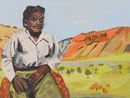 Desert Songs Albert Namatjira by Vincent Namatjira contemporary artwork Painting