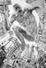 Wondering in Shinjuku by Kumazawa Mikiko contemporary artwork Drawing