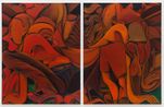 If love is the answer youre home by Julia Trybala contemporary artwork Painting