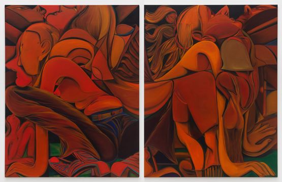 If love is the answer youre home by Julia Trybala contemporary artwork Painting