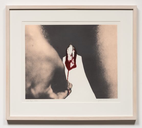 Red Flag by Judy Chicago contemporary artwork Print