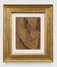 Study for Nude with Drapery by Pablo Picasso contemporary artwork Painting