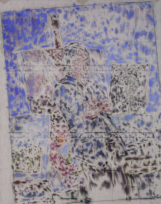 Postcard No. 4 by Xie Nanxing contemporary artwork Painting