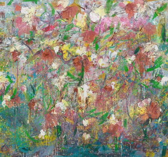 Where the butterfly has been by Bao Pei contemporary artwork Painting
