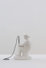 tired cowboy by Andy Fitz contemporary artwork sculpture