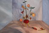 Ang upuan ng Kahel  The Mandarins Chair by Yasmin Sison-Ching contemporary artwork painting