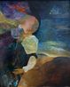 Kiss by Bundit Padungvichean contemporary artwork Painting
