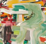 Port the bridge by Seeun Kim contemporary artwork painting