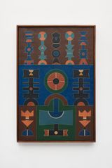 Pintura 4  Roma by Rubem Valentim contemporary artwork painting