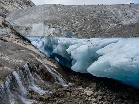 Meltwater from the Aletsch Glacier Switzerland by Lucas Foglia contemporary artwork Print