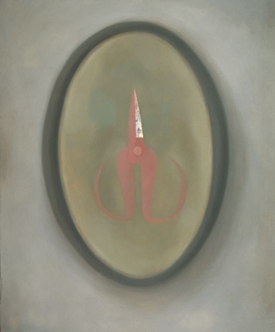 Scissors in Mirror - Spring by Mao Xuhui contemporary artwork Painting