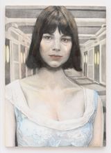 Chantal by Jenny Scobel contemporary artwork drawing painting