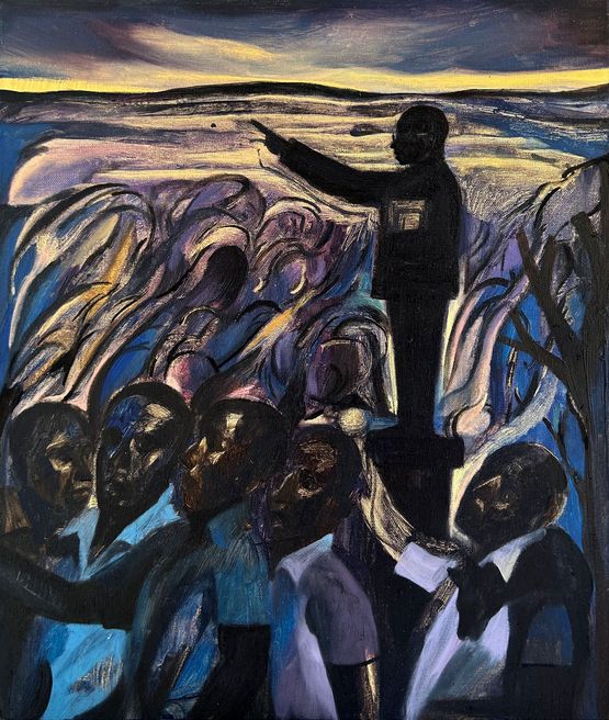 Are WE the people 4 by Vikrant Bhise contemporary artwork Painting