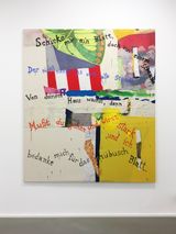 Schicke mir ein Blatt by Joe Fyfe contemporary artwork mixed media