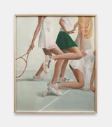 Lower tennis by Holly Lowen contemporary artwork works on paper