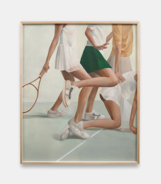 Lower tennis by Holly Lowen contemporary artwork Works on Paper