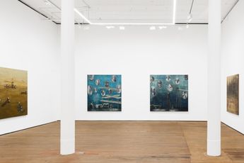 Contemporary art exhibition Matthias Franz die dunne Haut der Zivilisation at GRIMM New York United States
