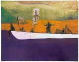 Untitled Canoe by Peter Doig contemporary artwork print works on paper