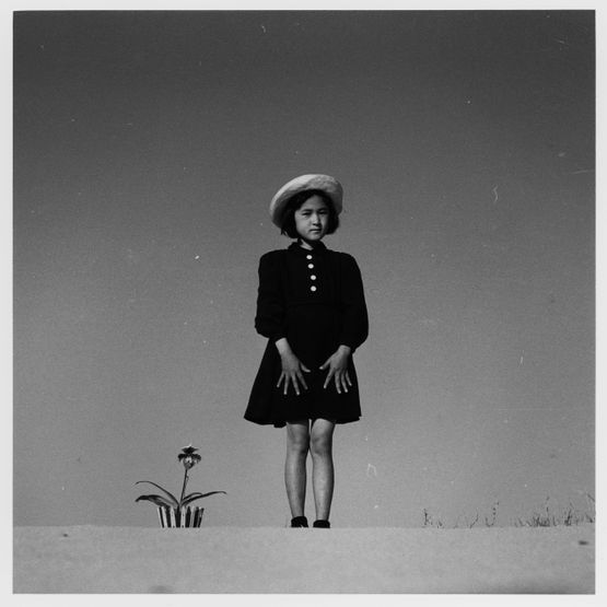 Kako Kako and a Flower by Shoji Ueda contemporary artwork Photography