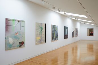 Contemporary art exhibition Tira Walsh illest at Two Rooms Auckland New Zealand