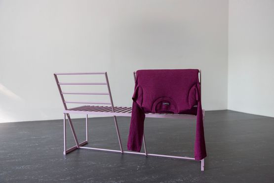Kissing Bench by Becky Beasley contemporary artwork Design