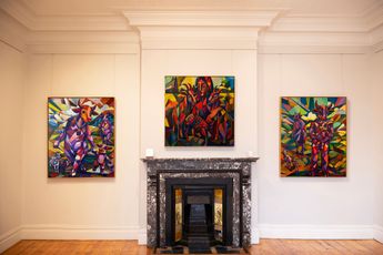 Contemporary art exhibition Group Exhibition Echoes of Home at Christopher Moller Gallery Cape Town South Africa