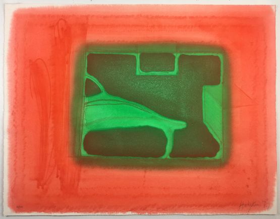 A Furnished Room by Howard Hodgkin contemporary artwork Works on Paper