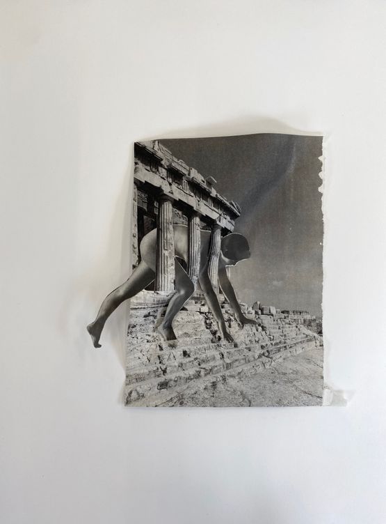 From the series Unstable Monument by Lucia Tallova contemporary artwork Works on Paper