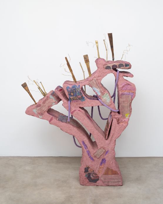 Pavao Idealista  Idealistic Peacock by Erika Verzutti contemporary artwork Sculpture