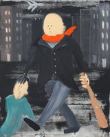 Social destroyer by Shinya Azuma contemporary artwork painting