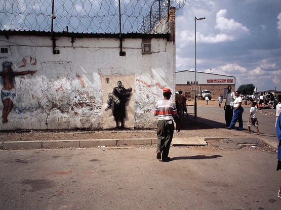 Soweto III by Ernest Pignon-Ernest contemporary artwork Photography