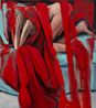 Red Blanket by Amanda Wall contemporary artwork Painting