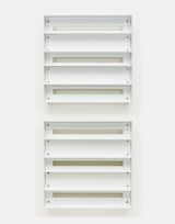 Liquidation in the snow by Liam Gillick contemporary artwork sculpture