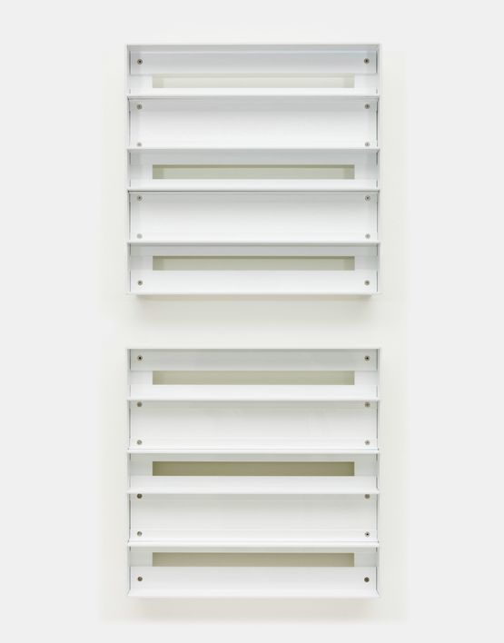 Liquidation in the snow by Liam Gillick contemporary artwork Sculpture