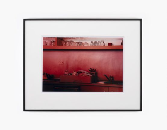 Red Kitchen by Samuel Laurence Cunnane contemporary artwork Photography