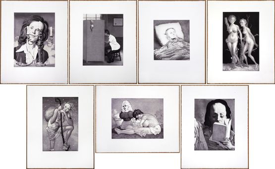 Milestones by John Currin contemporary artwork Print