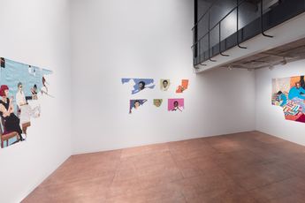 Contemporary art exhibition Billie Zangewa Flesh and Blood at Lehmann Maupin Seoul South Korea